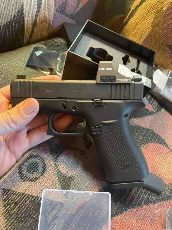 GLOCK 43X MOS 9MM - Compact Power with Precision