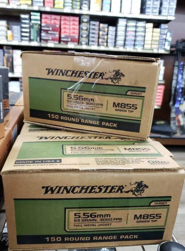 Winchester 5.56mm M855 - Precision and Power in Every Round - Image 2