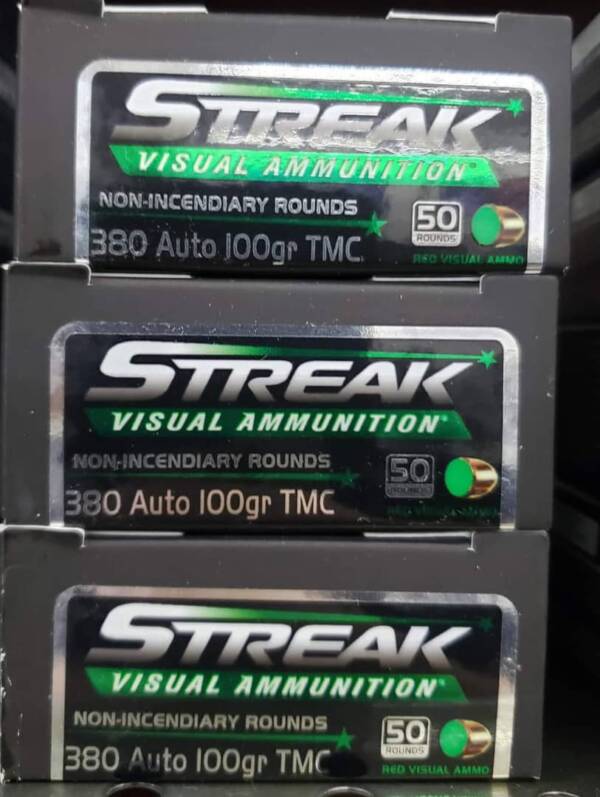 Streak Visual Ammunition 9mm 124 Grain TMC - Illuminate Your Target - Image 3