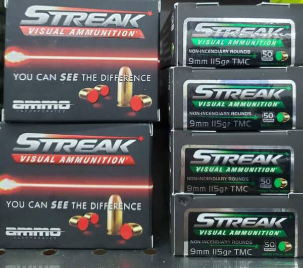 Streak Visual Ammunition 9mm 124 Grain TMC - Illuminate Your Target - Image 4