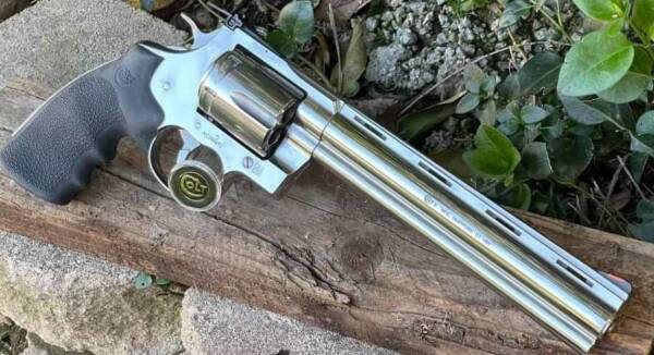 90's COLT Anaconda .44 Mag Stainless Ultra Rare 8" Vent Rib Model - Collector’s Masterpiece - Image 2