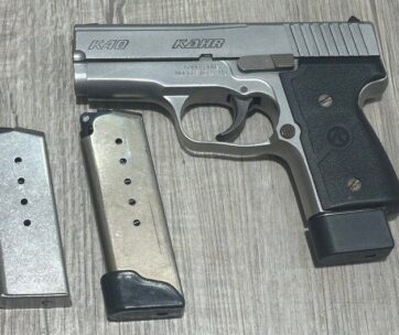  Used Kahr K40 .40 S&W, Buy Used Kahr K40 Now, Kahr K40 for Sale, Kahr K40 LNIB Inspected, Kahr K40 Metal Frame Compact, Buy Kahr K40 Online USA, Kahr K40 6+1 Mag Included, Kahr K40 Serviced & Function-Checked, Kahr K40 Warranty Options, 