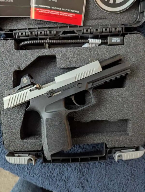 sig p320 x full 9mm reflex sight ready,