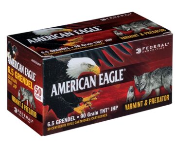 1000 Rounds Of Federal American Eagle 6.5 Grendel Ammo 90 Grain TNT Jacketed Hollow Point