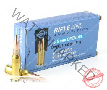 1000 Rounds Of Prvi Partizan 6.5 Grendel Ammo 110 Grain Full Metal Jacket Boat Tail
